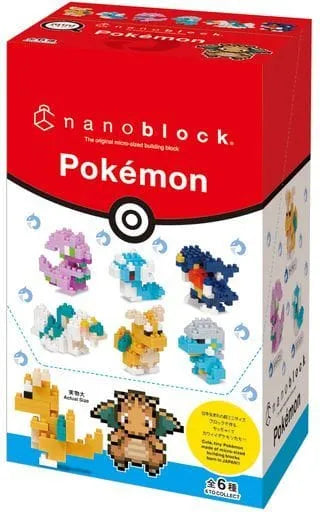 Pokemon - Mini Nanoblock - Dragon Type Blind Box - Complete Set of 6 (Kawada)ㅤ – Kawada – ActionFigureBrasil