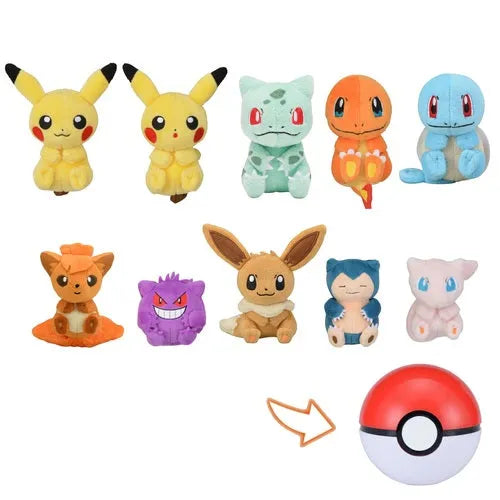 Pokemon - Mini Plushie in Poke Ball - Vol. 1 - Single Random Plushie (Pokemon Center)ㅤ – Pokemon Center – ActionFigureBrasil