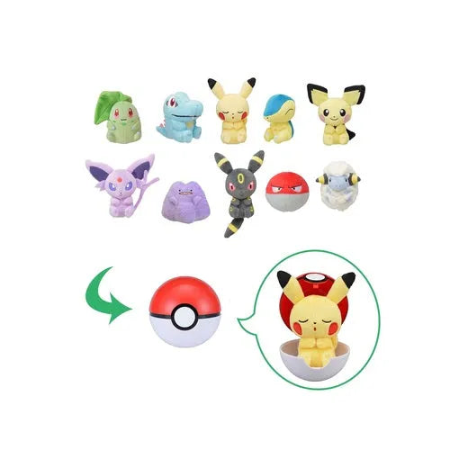 Pokemon - Mini Plushie in Poke Ball - Vol. 2 - Single Random Plushie (Pokemon Center)ㅤ – Pokémon Center – ActionFigureBrasil