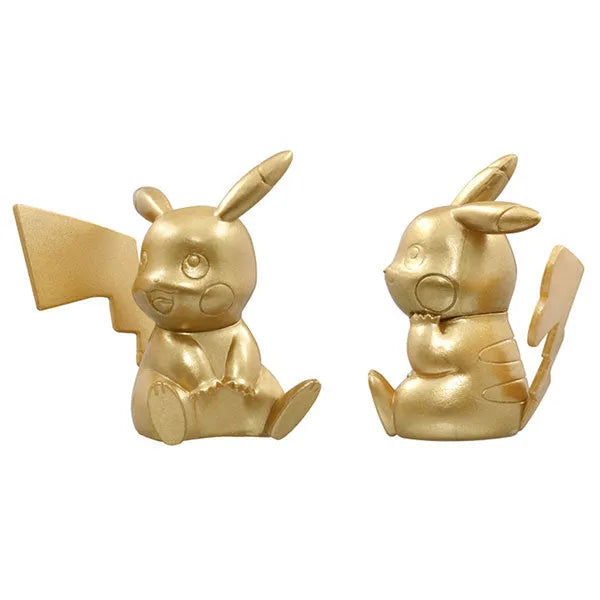 Pokemon MonColle 25th Anniversary Sparkling Gold Pikachu Setㅤ – Takara Tomy – ActionFigure Brasil