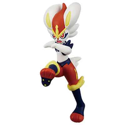 Pokemon MonColle World MonColle PokeDel-Z Ash VS Go (Lucario:Cinderace)ㅤ – Takara Tomy – ActionFigureBrasil — detalhe do produto