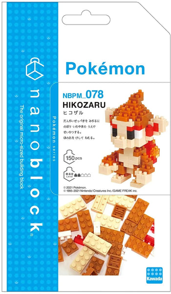 Pokemon - Nanoblock - Chimchar (Kawada)ㅤ – Kawada – ActionFigureBrasil