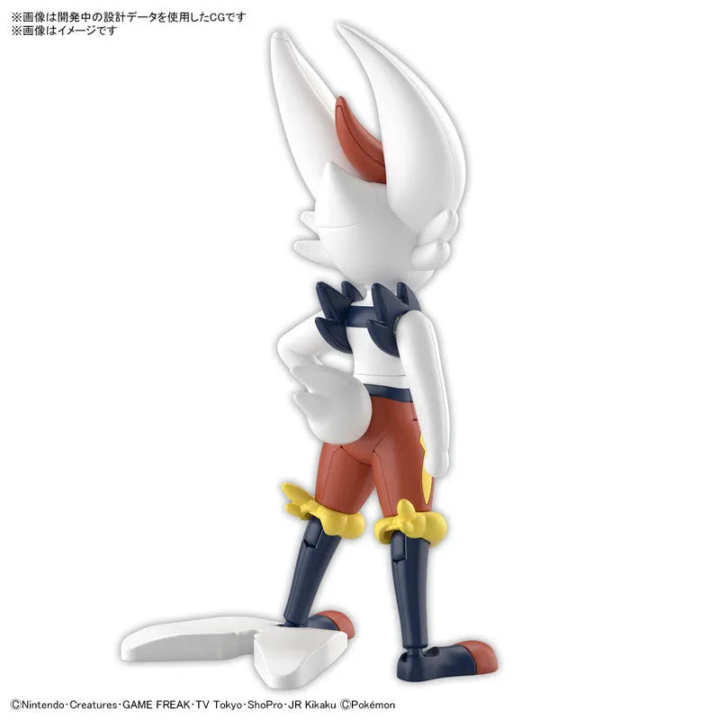 Pokemon Plamo Collection 50 Select Series Cinderace Plastic Modelㅤ – Bandai Spirits – ActionFigure Brasil