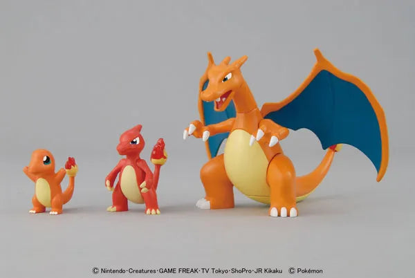 Pokemon Plamo Collection No.29 Charizard Evolution Set Plastic Modelㅤ – Bandai Spirits – ActionFigure Brasil