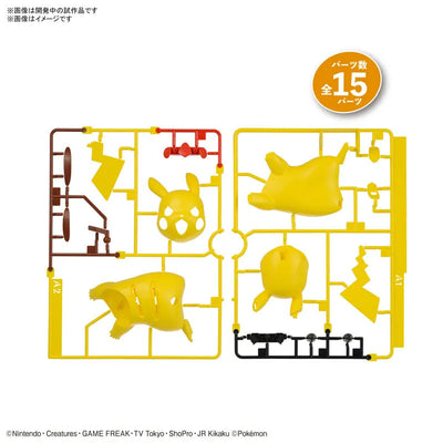 Pokemon Plamo Collection Quick!! 03 Pikachu (Battle Pose) Plastic Modelㅤ – Bandai Spirits – ActionFigureBrasil — close