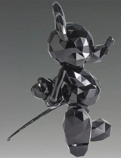 POLYGO Mickey Mouse PIANO BLACK (Miyazawa Models Limited Distribution)ㅤ – Gantaku – ActionFigure Brasil — com base expositora