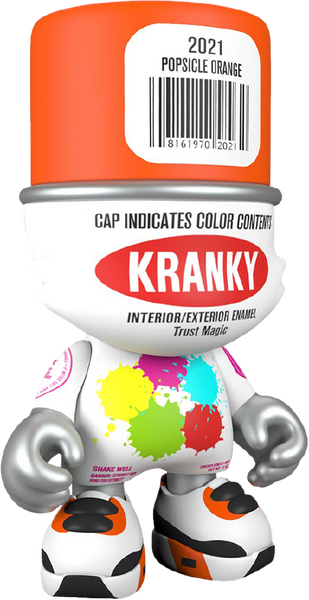 Popsicle Orange SuperKranky - LIMITED EDITION: 1555 – Superplastic – ActionFigure Brasil — close