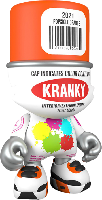 Popsicle Orange SuperKranky - LIMITED EDITION: 1555 – Superplastic – ActionFigure Brasil