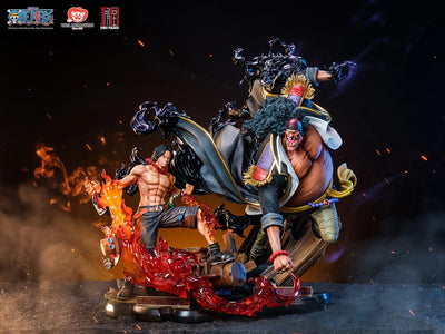 Portgas D. Ace VS Marshall D. Teach – Jimei Palace – ActionFigure Brasil — ambientada