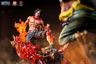 Portgas D. Ace VS Marshall D. Teach – Jimei Palace – ActionFigure Brasil — detalhe do produto