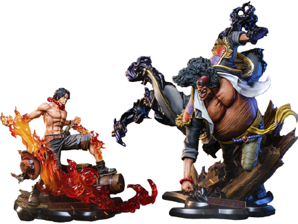 Portgas D. Ace VS Marshall D. Teach – Jimei Palace – ActionFigure Brasil