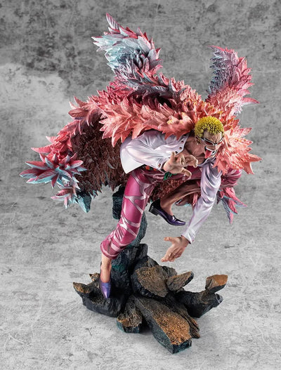 Portrait of Pirates “Heavenly Demon” Donquixote Doflamingo – MegaHouse – ActionFigure Brasil — acessórios