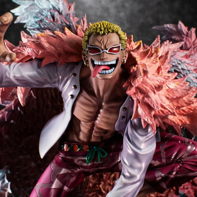 Portrait of Pirates “Heavenly Demon” Donquixote Doflamingo – MegaHouse – ActionFigure Brasil — ângulo diferente