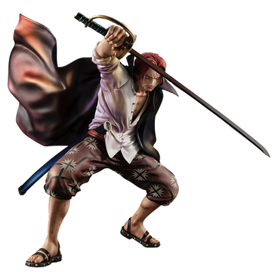 Portrait of Pirates "Red-Haired" Shanks – MegaHouse – ActionFigure Brasil