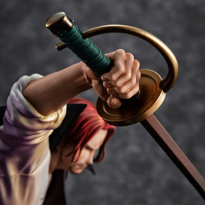 Portrait of Pirates "Red-Haired" Shanks – MegaHouse – ActionFigure Brasil — ambientada