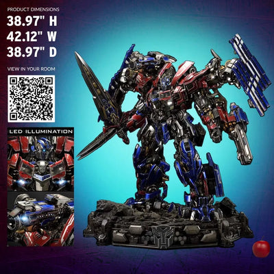 Power Master Optimus Prime (Ultimate Bonus Version) - LIMITED EDITION: 180 – Prime 1 Studio – ActionFigure Brasil — iluminação de estúdio