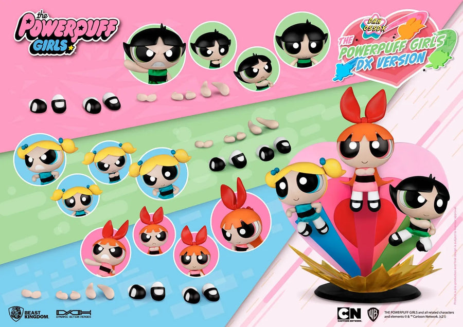 Powerpuff Girls Set – Beast Kingdom – ActionFigure Brasil