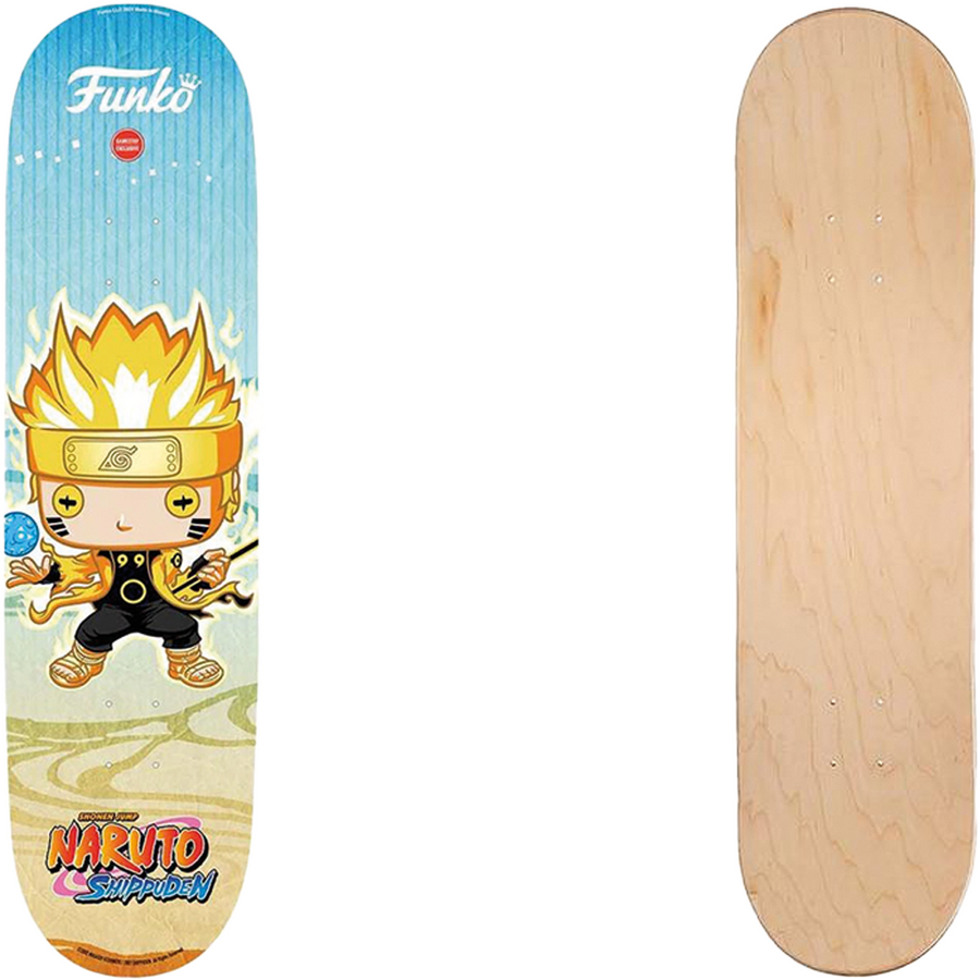 PRANCHA DE SKATE FUNKO - NARUTO UZUMAKI BRINDE