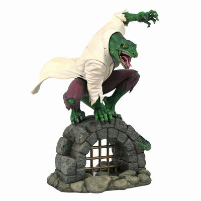 Premier Collection / Marvel Comics: Lizard Statueㅤ – Diamond Select – ActionFigure Brasil — ângulo diferente
