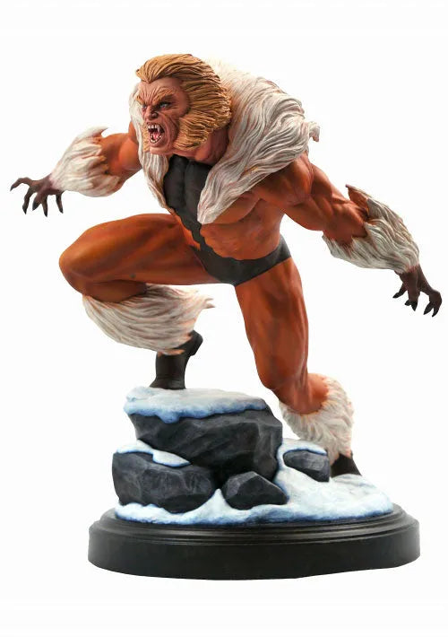 Premier Collection / Marvel Comics: Sabertooth Statueㅤ – Diamond Select Toys – ActionFigureBrasil