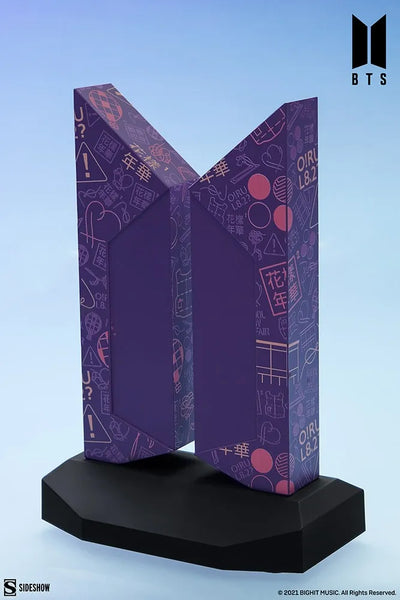 Premium BTS Logo: 7 With You - LIMITED EDITION (7 With You) – Sideshow Collectibles – ActionFigure Brasil — embalagem