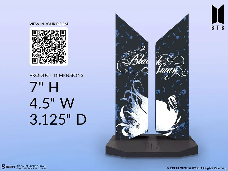 Premium BTS Logo: Black Swan Edition - LIMITED EDITION (Black Swan Edition) – Sideshow Collectibles – ActionFigure Brasil