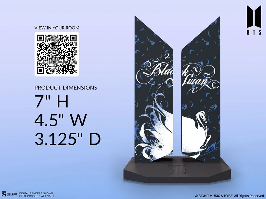 Premium BTS Logo: Black Swan Edition - LIMITED EDITION (Black Swan Edition) – Sideshow Collectibles – ActionFigure Brasil