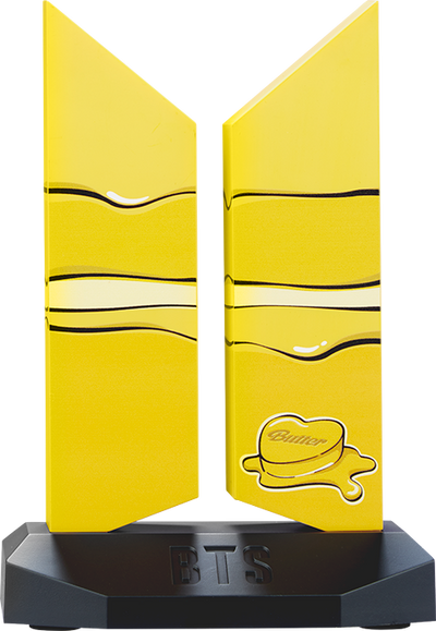 Premium BTS Logo: Butter Edition - LIMITED EDITION (Butter Edition) – Sideshow Collectibles – ActionFigure Brasil — detalhe do produto
