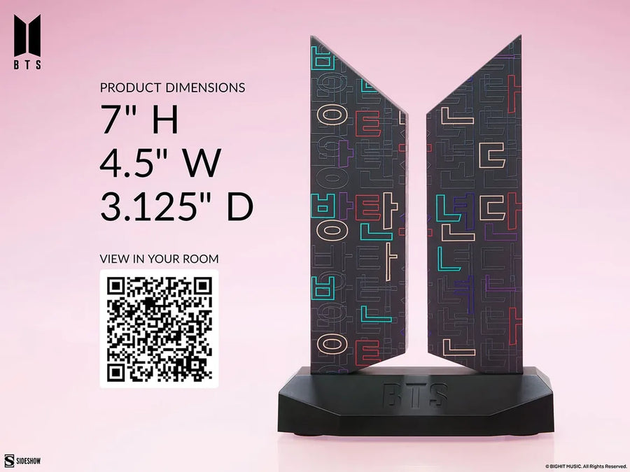 Premium BTS Logo: Hangeul Edition - LIMITED EDITION (Hangeul Edition) – Sideshow Collectibles – ActionFigure Brasil