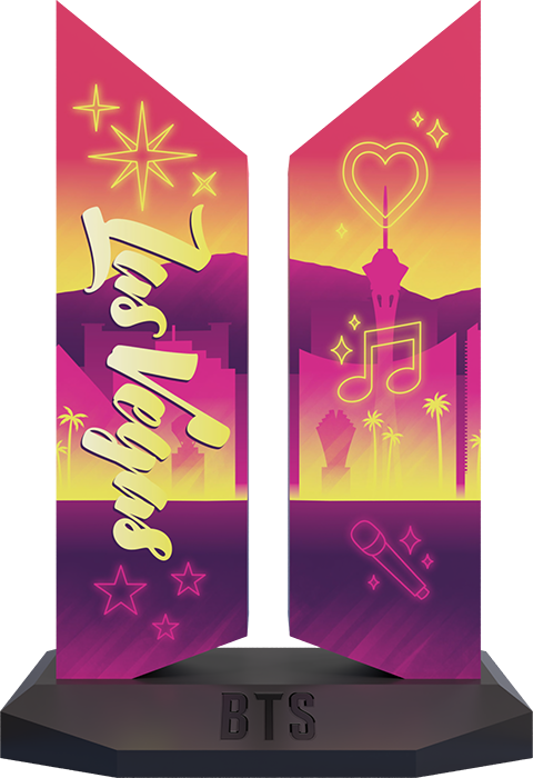 Premium BTS Logo: Las Vegas Edition - LIMITED EDITION (Las Vegas Edition) – Sideshow Collectibles – ActionFigure Brasil