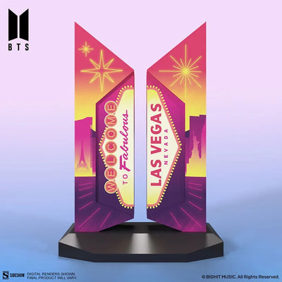 Premium BTS Logo: Las Vegas Edition - LIMITED EDITION (Las Vegas Edition) – Sideshow Collectibles – ActionFigure Brasil — iluminação de estúdio