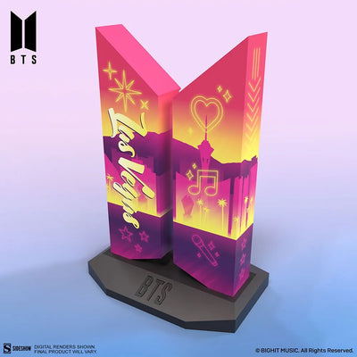 Premium BTS Logo: Las Vegas Edition - LIMITED EDITION (Las Vegas Edition) – Sideshow Collectibles – ActionFigure Brasil — ângulo diferente