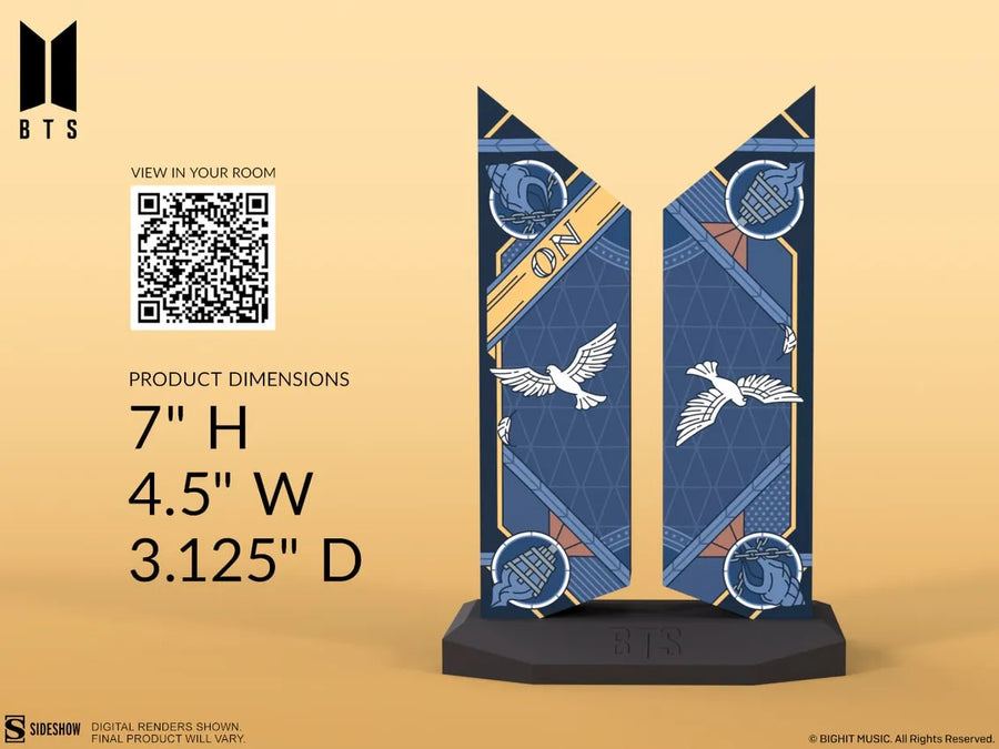 Premium BTS Logo: On Edition - LIMITED EDITION (On Edition) – Sideshow Collectibles – ActionFigure Brasil