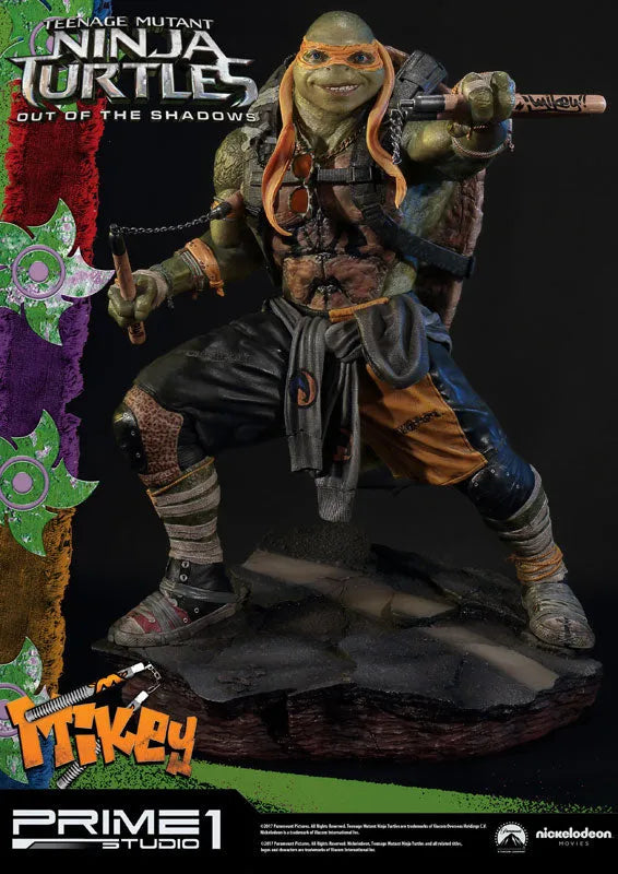 Premium Master Line - Teenage Mutant Ninja Turtles: Out of the Shadows: Michelangeloㅤ – Prime 1 Studio – ActionFigure Brasil