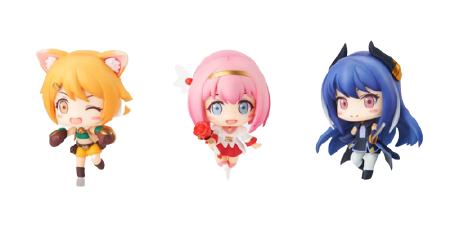 Princess Connect! Re:Dive - Harusaki Hiyori - Shijo Rei - Kusano Yui (Apex Innovation, beBOX)ㅤ – Apex Innovation,beBOX – ActionFigure Brasil