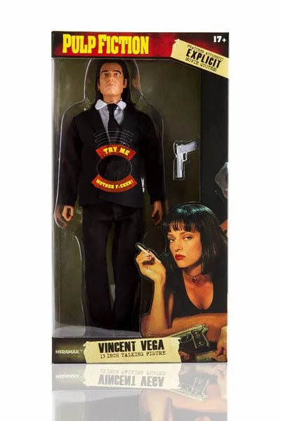 Pulp Fiction - John Travolta Vincent Vega 13inch Talking Figureㅤ – Beeline Creative – ActionFigure Brasil