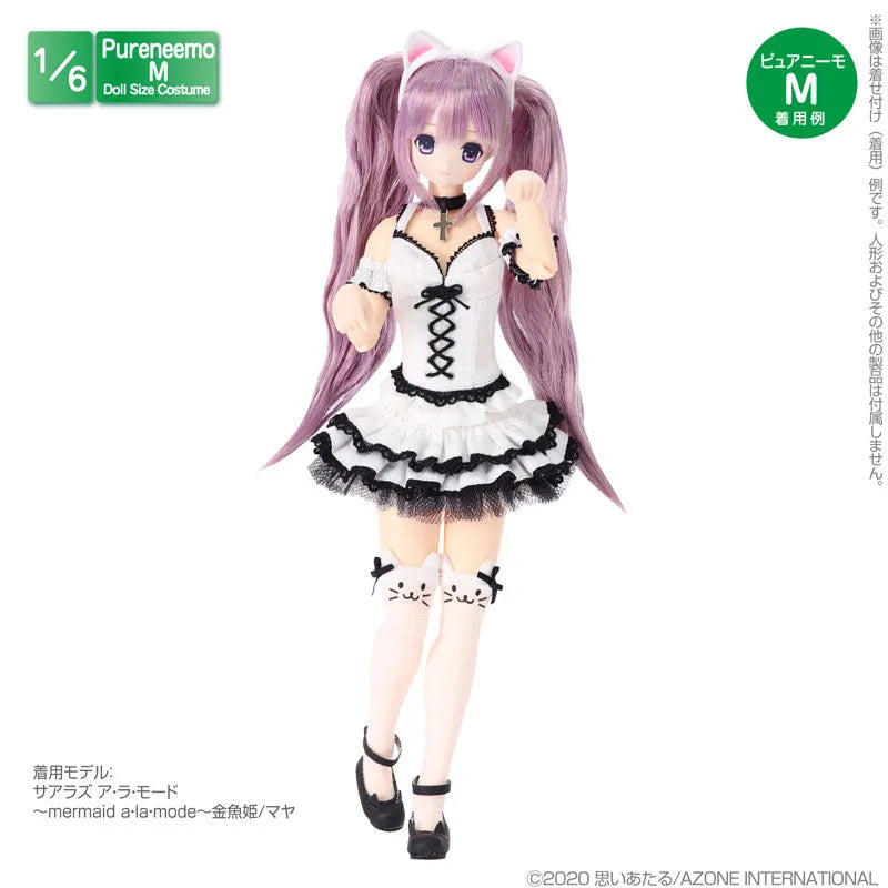 Pure Neemo Wear 1/6 PNM Kitty-cat Print Socks White (DOLL ACCESSORY)ㅤ – Azone – ActionFigure Brasil