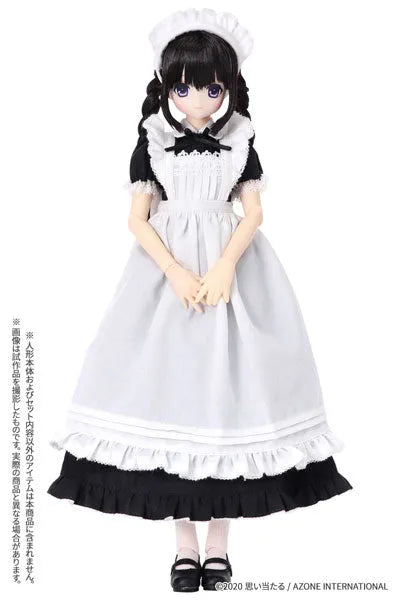 Pure Neemo Wear 1/6 PNS Classical Long Maid Outfit (Short Sleeves) Set Black (DOLL ACCESSORY)ㅤ – Azone – ActionFigure Brasil