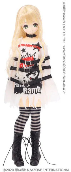 Pure Neemo Wear 1/6 PNS Punk*Banbi!! Ghost One-piece Dress set White x Black (DOLL ACCESSORY)ㅤ – Azone – ActionFigure Brasil — ângulo diferente