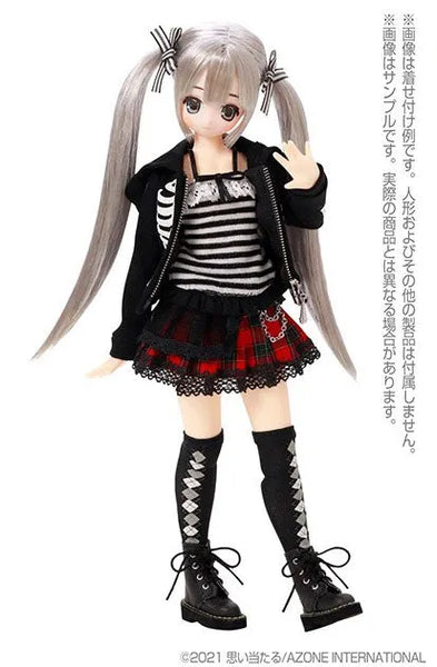 Pure Neemo Wear 1/6 PNS Punk Pleated Skirt Red Checker (DOLL ACCESSORY)ㅤ – Azone International – ActionFigureBrasil