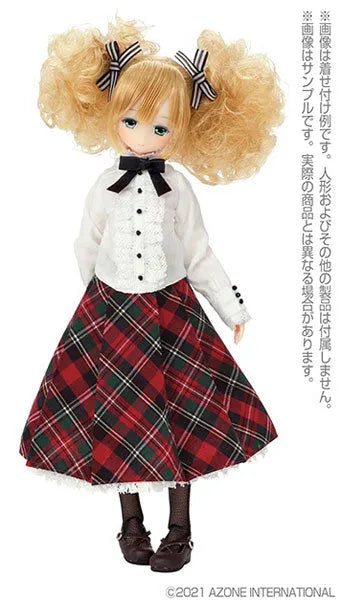 Pure Neemo Wear 1/6 Sunbeam Forest Clothing Shop PNM Innocent Forest Long Skirt Red x Green Checker (DOLL ACCESSORY)ㅤ – Azone International – ActionFigureBrasil