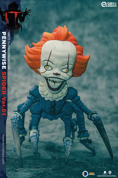 Q-bitz "IT: The End" Pennywise Spider Ver.1ㅤ – ASMUS TOYS – ActionFigureBrasil — embalagem