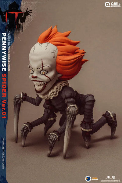 Q-bitz "IT: The End" Pennywise Spider Ver.1ㅤ – ASMUS TOYS – ActionFigureBrasil — acessórios