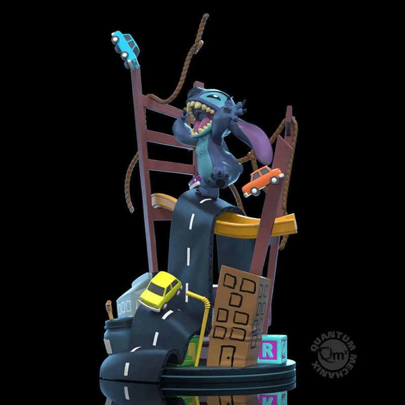Q-fig Max Elite/ Lilo & Stitch: Stitch visits San Francisco PVC Figureㅤ – QUANTUM MECHANIX – ActionFigure Brasil