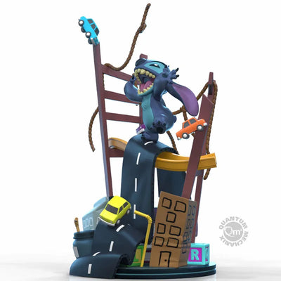 Q-fig Max Elite/ Lilo & Stitch: Stitch visits San Francisco PVC Figureㅤ – QUANTUM MECHANIX – ActionFigure Brasil — ambientada
