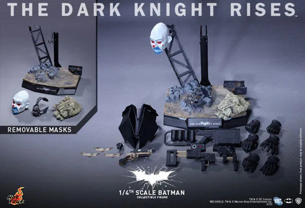 Quarter Scale 1/4 Scale Fully Posable Figure: The Dark Knight Rises - Batmanㅤ – Gantaku – ActionFigure Brasil