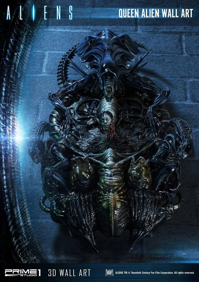 Queen Alien Wall Art (3D Wall Art Edition) Aliens (Film) – Prime1Studio – ActionFigure Brasil