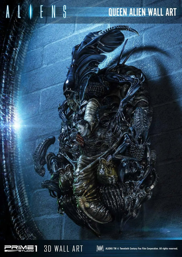 Queen Alien Wall Art (3D Wall Art Edition) Aliens (Film) – Prime1Studio – ActionFigure Brasil
