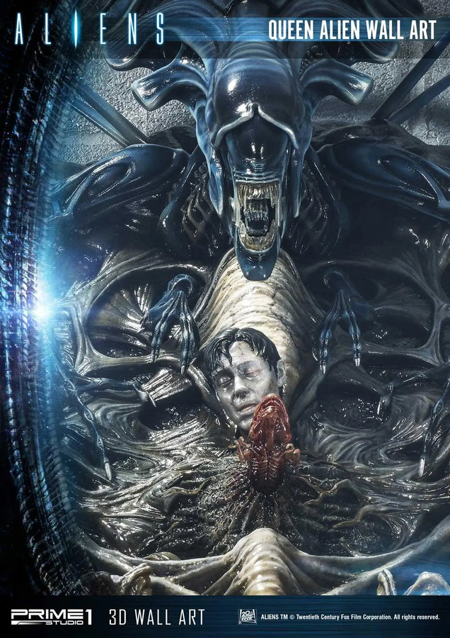 Queen Alien Wall Art (3D Wall Art Edition) Aliens (Film) – Prime1Studio – ActionFigure Brasil