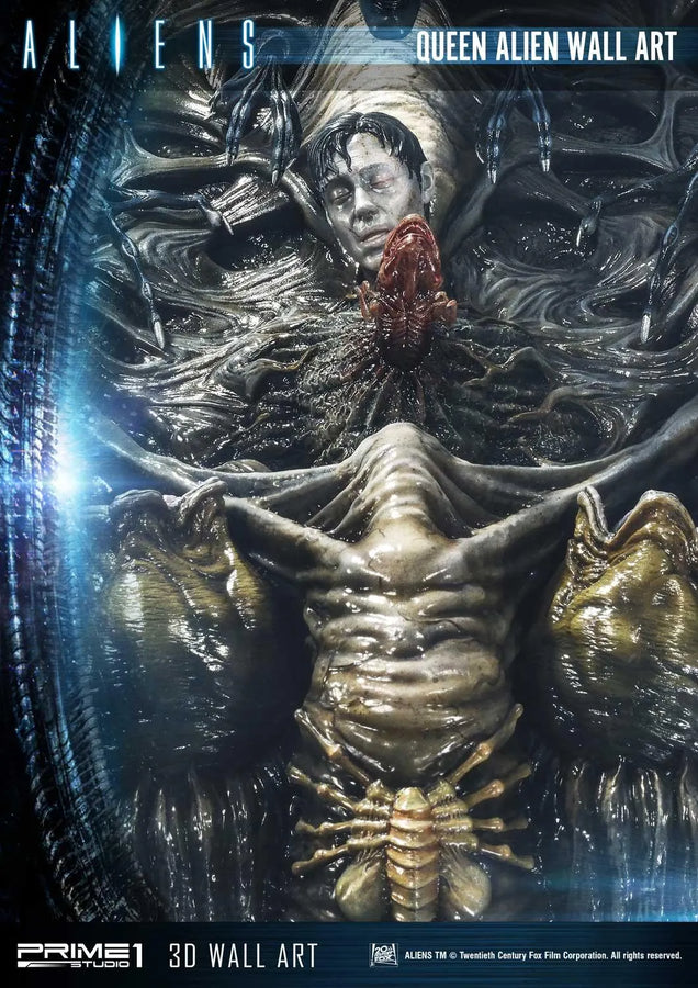 Queen Alien Wall Art (3D Wall Art Edition) Aliens (Film) – Prime1Studio – ActionFigure Brasil